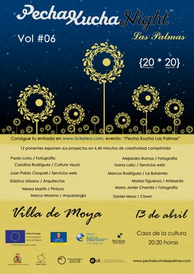Pecha Kucha Night Las Palmas (20 imágenes*20 segundos) Cartel Pecha Kucha Night Las Palmas (20 imágenes*20 segundos) Cartel