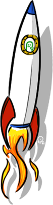 Startup Weekend Logo Rocket