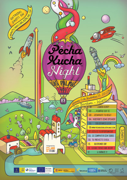 Pecha Kucha Nights Volumen 08 Las Palmas GC-Cartel