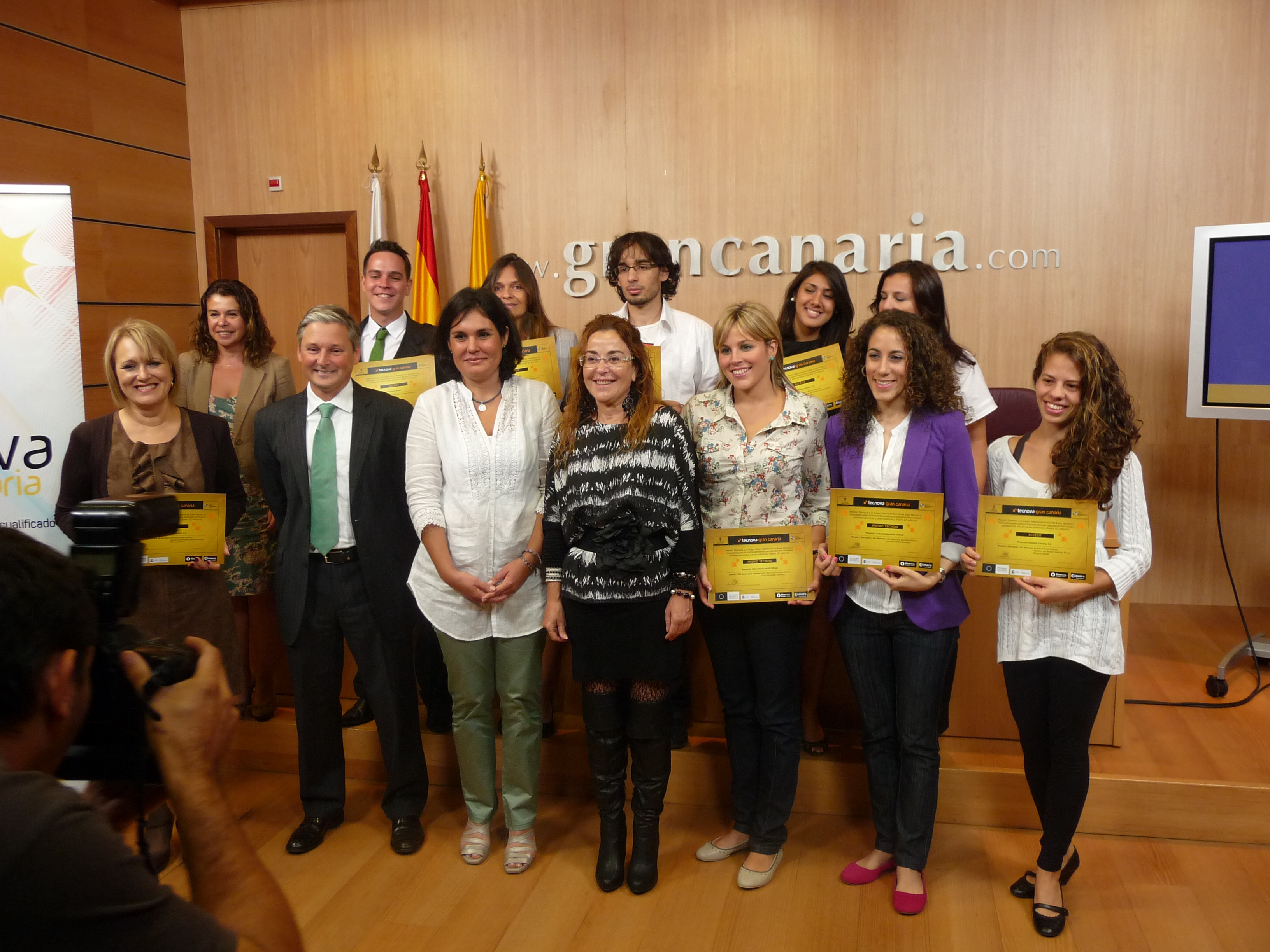 La SPEGC entrega los Premios Tecnova Gran Canaria para el alumnado de Formación Profesional