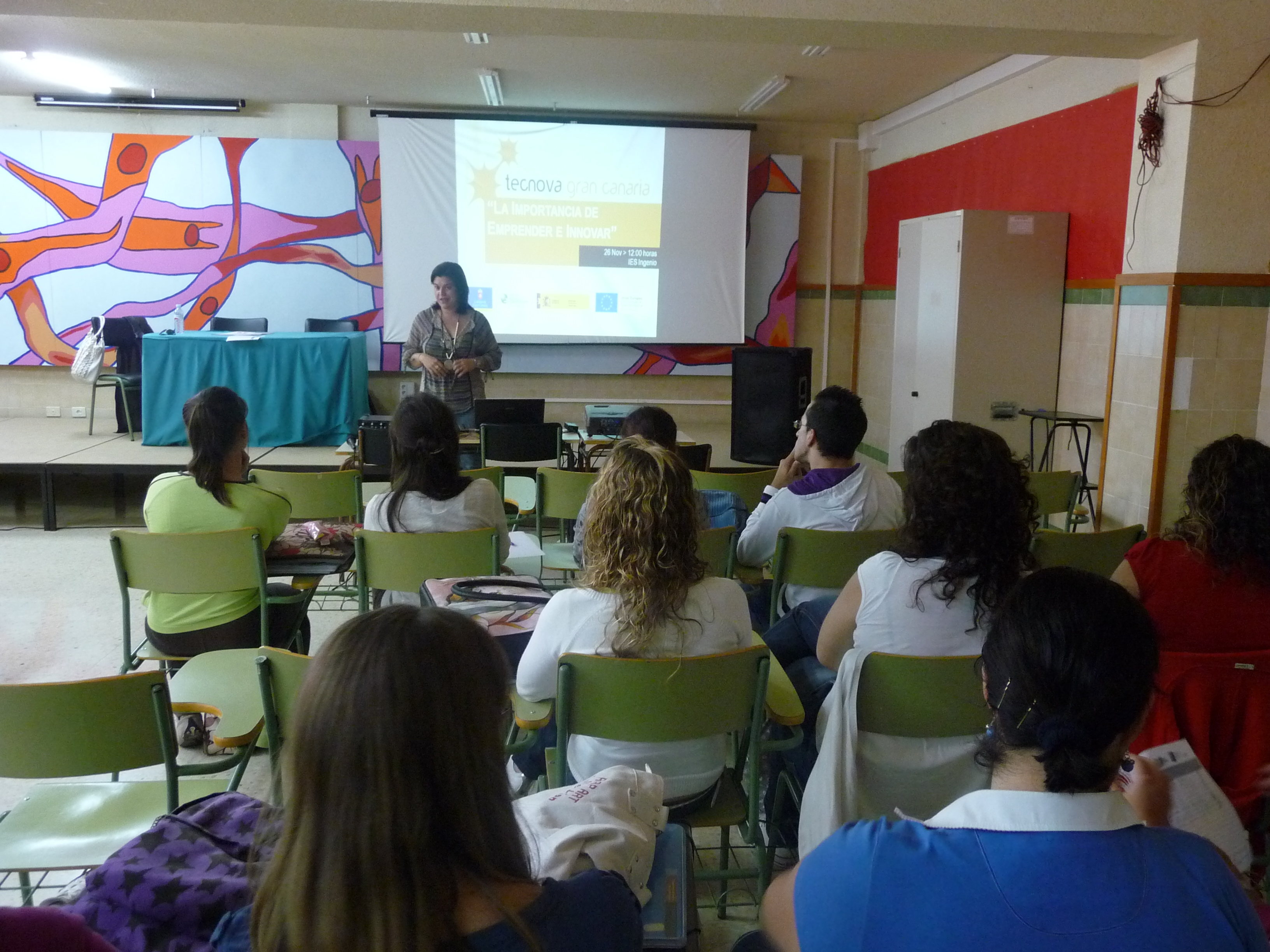 La SPEGC organiza una charla sobre la importancia de emprender e innovar en el IES Ingenio